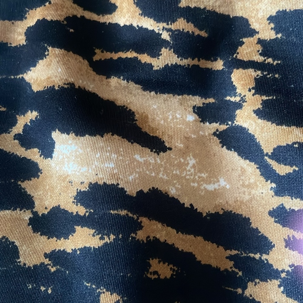 Leopard print womens boomer jacket - Picture 6 of 6